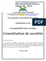 Initiation À La Compta Des Sociétés