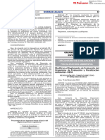 Modifican El Reglamento de Evaluación Del Organismo de Evaluación y Fiscalización Ambiental - OEFA