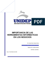 Importancia de Las Herramientas Informaticas en Los Negocios Unidep