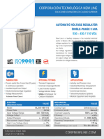 AVR 3kVA 220VCA Datasheet