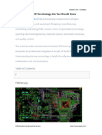 Basic PCB Terminology List You Should Know