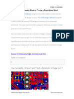 Eagle Schematic How To Create A Project and Start