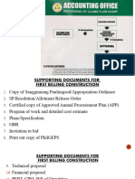 Accounting Office Process Flow and List of Supporting Documents
