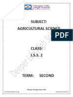 2023 AGRIC. SCIENCE JS 2 2ND TERM E-Note Template