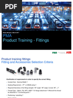 PMA Product Training - Fittings March 2017