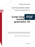 Large Language Models and Generative AI