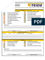 Formato Checklist Alta Baja Empleado