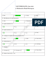 Solution PPSC 2022 Lecturer Math