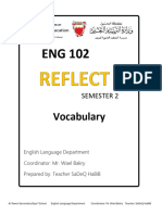 Eng 102 Reflect Vocab