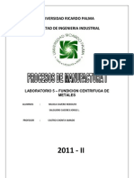 Lab 5 - Fundicion Centrifuga de Metales