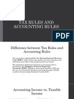 Difference Between Accounting Rules and Tax Rules