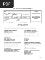 O Cavaleiro Da Dinamarca - Ficha de Leitura