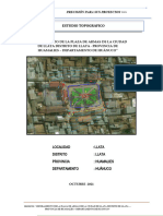 02-Informe Topografico - Plaza de Llata