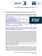 2 - Evaluación de Las Matemáticas Emergentes de 0 A 3 Años