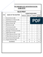 JR Chemistry QUESTION BANK