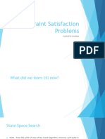 Constraint Satisfaction Problems