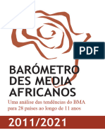 Barómetro Des Media Africanos: Uma Análise Das Tendências Do BMA para 28 Países Ao Longo de 11 Anos