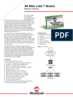 Rn2483 (433/868 MHZ) Lora™ Modem: Long-Range, Low-Power Wireless Solution