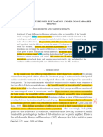 Difference-In-Differences Estimation Under Non-Parallel Trends