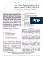 A Robust HumanRobot Collaborative Control Approach Based On Model Predictive Control