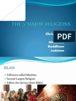 The 5 Major Religions