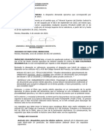 Auto Niega Mandamiento de Pago Factura Electronica