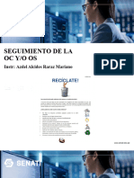 SESION N°14 SEGUIMIENTO DE LA ORDEN DE COMPRA y ORDEN DE SERVICIO