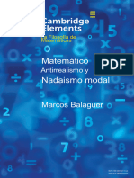 (Traducción) Mathematical Anti-Realism and Modal Nothingism