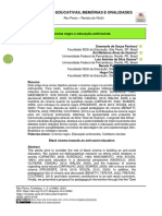 Práticas Educativas, Memórias E Oralidades: Cinema Negro e Educação Antirracista