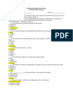 Diagnostic Test Creative Nonfiction With Answer Key