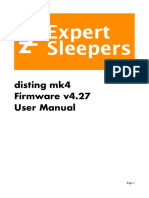 Disting User Manual 4.27