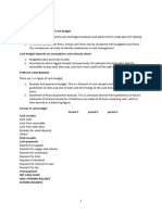 Chapter 18 Cash Budget and Forecasting