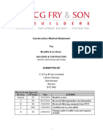 Construction Method Statement Format