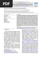 International Journal of Advanced and Applied Sciences: Numerical Modeling of Defective Hybrid Composite Plates