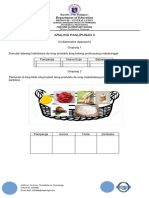 Contextualized Activity in Araling Panlipunan