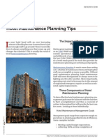 Good Hotel Maintenance Planning Tips