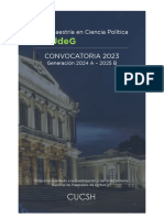 Re Convocatoria 2023 - Maestría en Ciencia Política