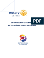 Antología 31° Concurso Literario Rotary Club La Falda