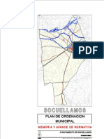 Memoria y Avance Normativa Plan Urbano Socuellamos