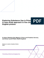 HMPPS - Exploring Substance Use Prisons