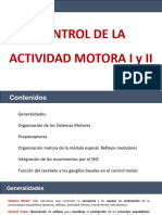 TEMA 20 y 21. Control de La Actividad Motora