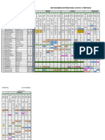 New Beginning International School'S Timetable 2023-2024 Academic Year, 2nd Term