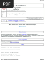 Flexlm Cracking Tutorial