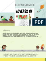 Adverb of Place Reporting