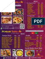 Menu Punjabi Tadka