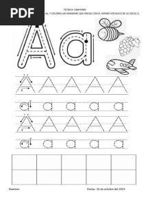 Trabajos para Niños de 4 A 5 Años