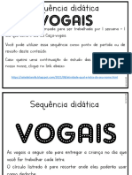 Sequencia Didatica de Vogais