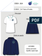 Kit Uniforme Escolar 5°basico A Iv Medio 2024