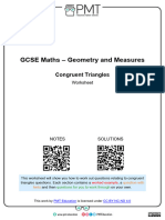 E. Congruent Triangles