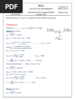 Assign 4 - Bolted Connections - Model Answer